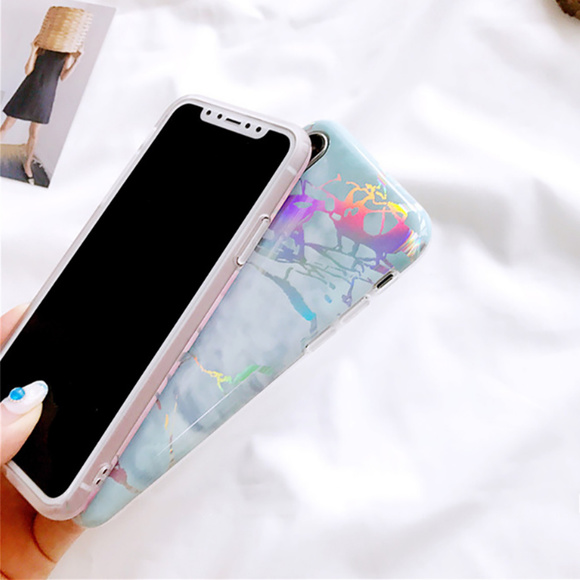 [NEW] Glossy Marble Full Cover iPhone case - Picture 3 of 6